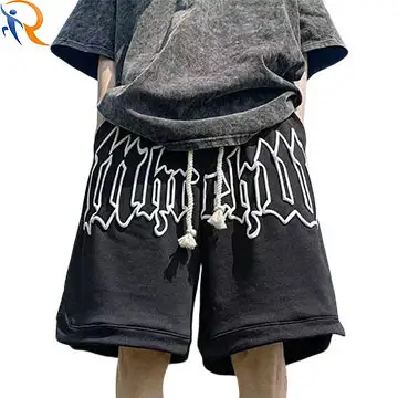 2024 New Shorts Unisex Summer Retro Basketball Casual Loose High Street Fashion Shorts 1