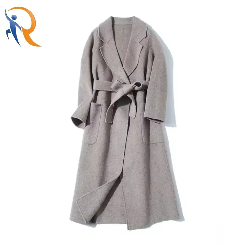 Women Luxury Cashmere Wool Wrap Coat 1