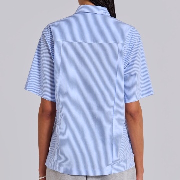 Stereo Stripe Shirt Front yoke pocket detail  boxy fit 5