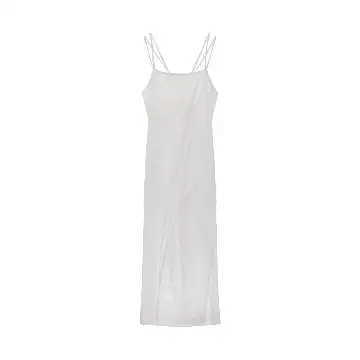 CUT OUT LAYERED MAXI DRESS IN WHITE 1