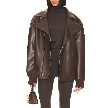 Jacket in dark brown 1