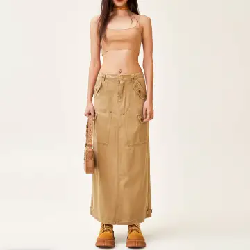 Ancient Myth Tarpan Workwear Long Skirt Wheat 1
