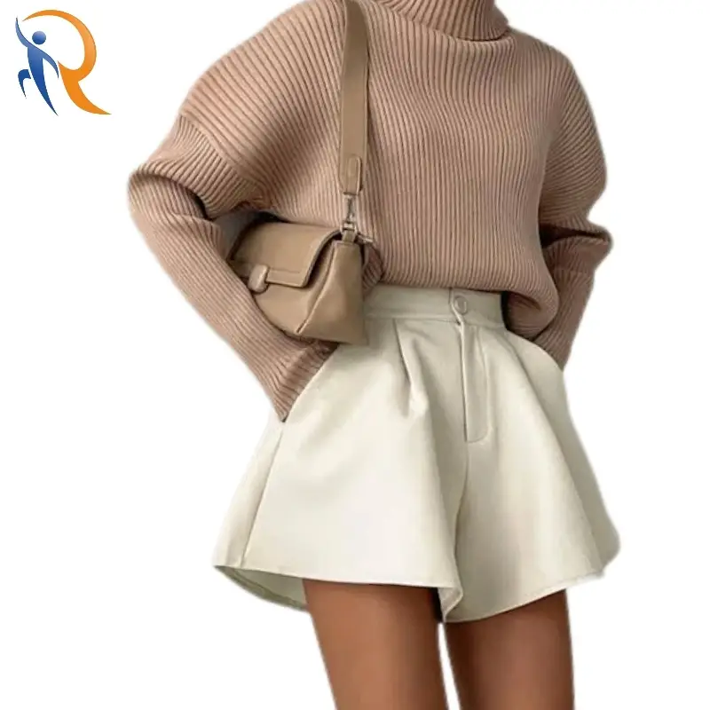 Fashion Loose A-Line Wide Leg High Waist Shorts 1