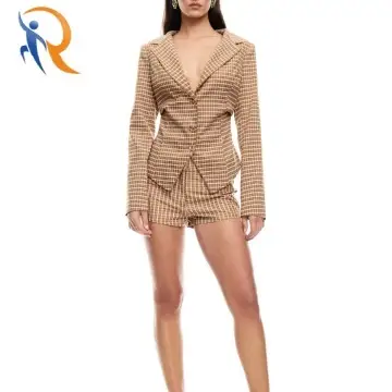 UNTAMED SHORT CHOCOLATE CHECK 1