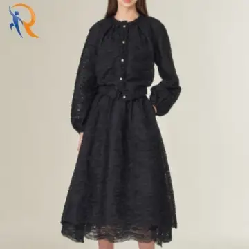 Floral Lace Layered Banding Skirt 1