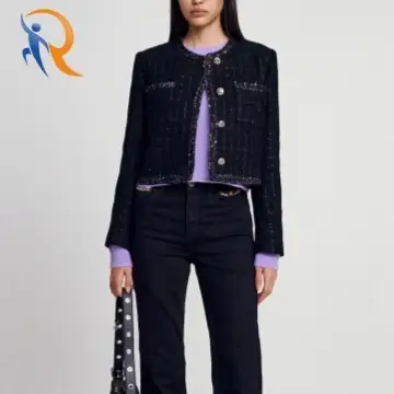Clover button tweed jacket 1