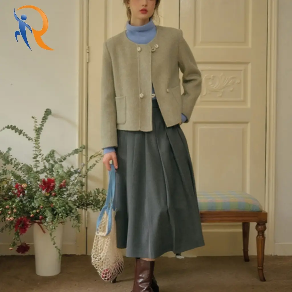 Warm Short Woolen Jacket 1