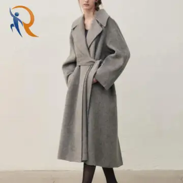 RTF HANDMADE DOUBLE LONG COAT_GREY 1