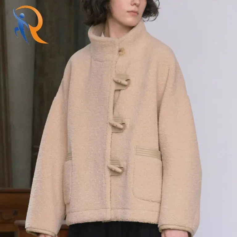 High Neck Duffle Shearing Coat 1