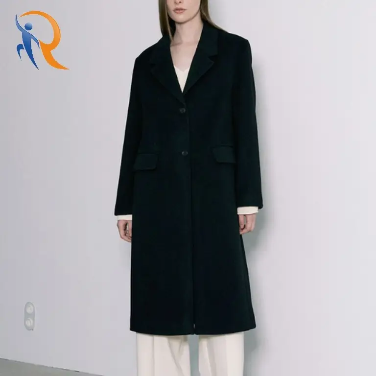 Single-breasted Wool Coat 1