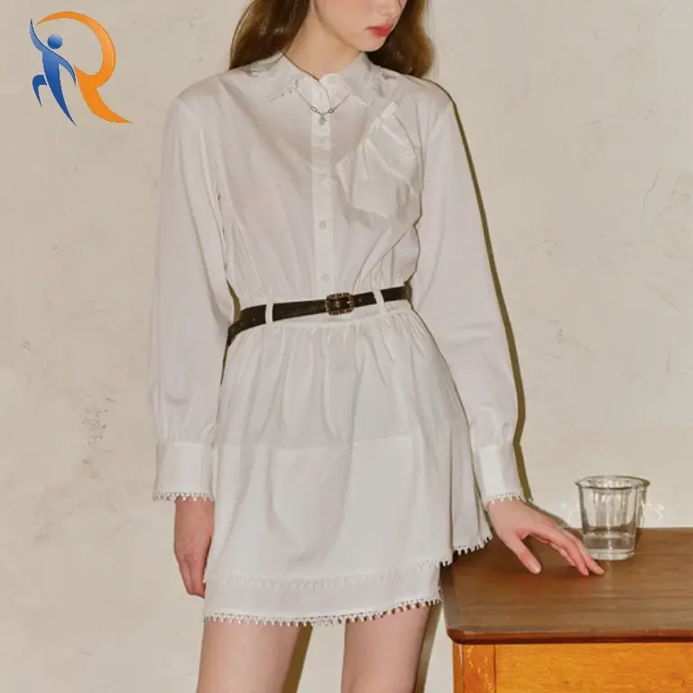 White shirt mini dress 1
