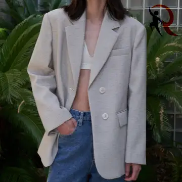 Signature Linen Jacket in Beige 1