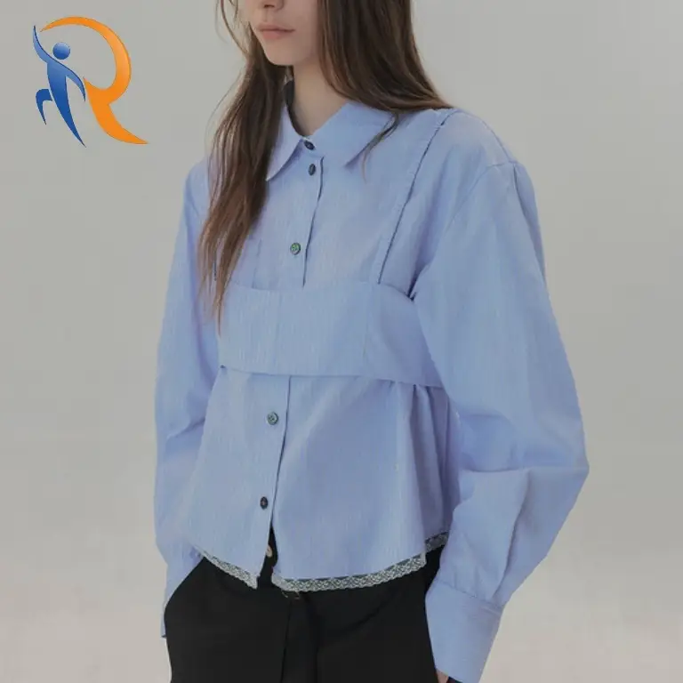 Mer Bustier Shirt Blue 1