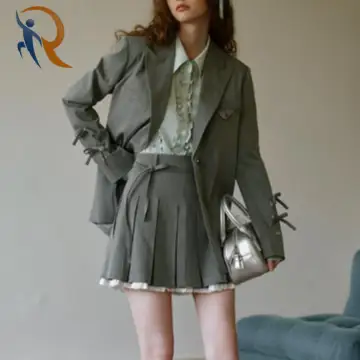 Ribbon Layer Pleated Skirt 1