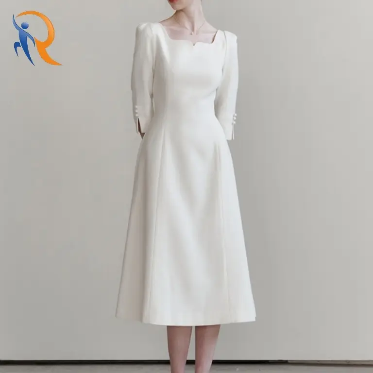 Cocktail Heart Neck Dress 1