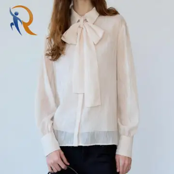 Sheer Blouse Loose-fit design 1