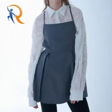 Strap Pin Tuck Mini Dress 1