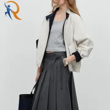 Unisex Modern Semi-Overfit Harrington Jacket 1