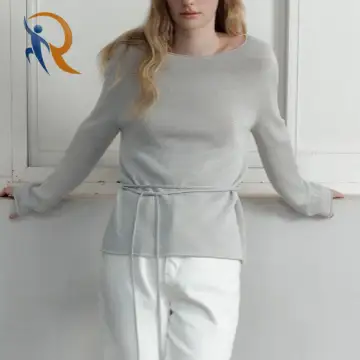 PAPER WHOLEGARMENT KNIT [LIGHT GRAY] 1