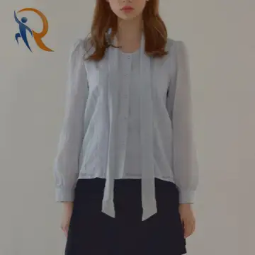 بلوزة رومير برباط من الدانتيل 1