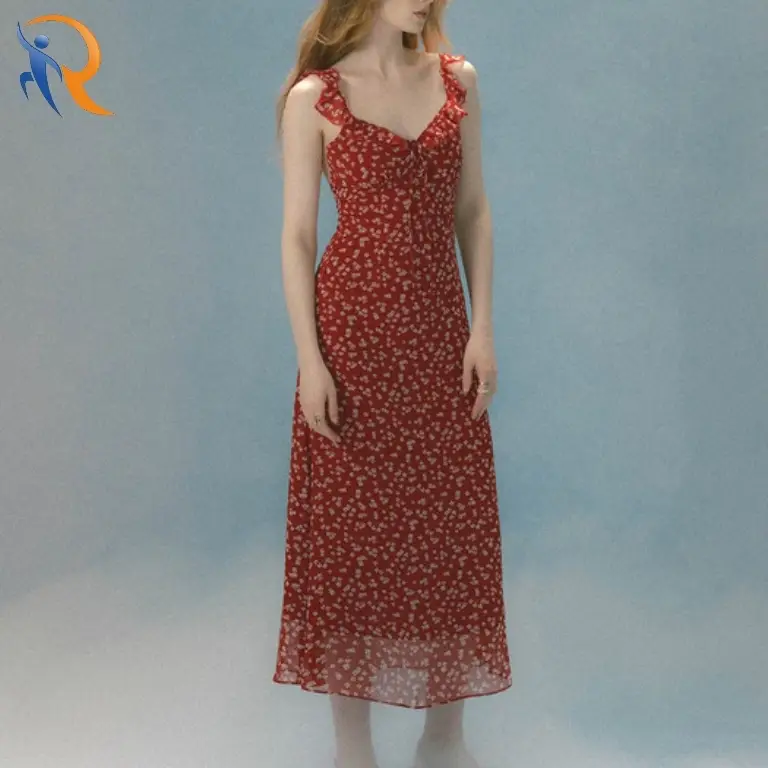 Scarlet frilled skirt 1