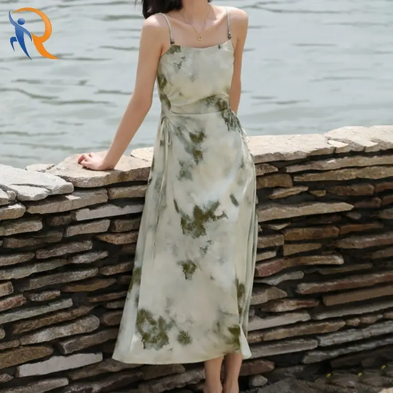 Ink painting summer dress 1