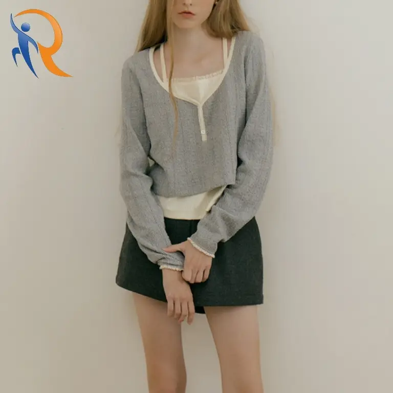 JACQUARD LAYERED T-SHIRT 1