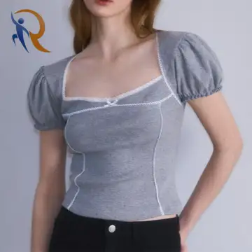 Lace Line Puff T-shirt 1