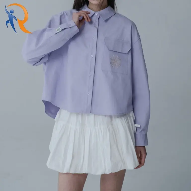 PASTEL COTTON CROP SHIRTS 1