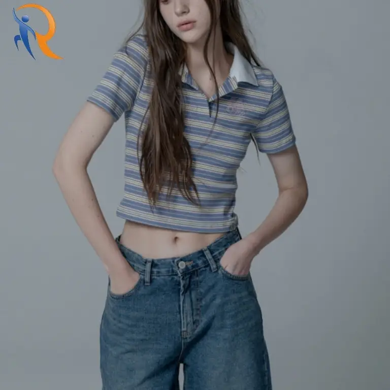 CANDY STRIPE KARA CROP TSHIRT1 1