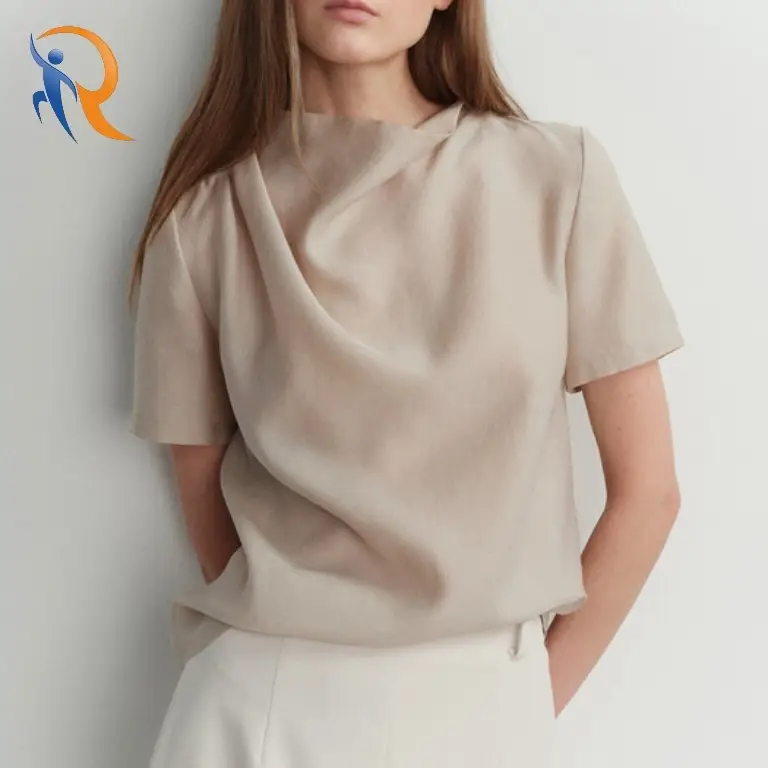 COWL NECK BLOUSE 1