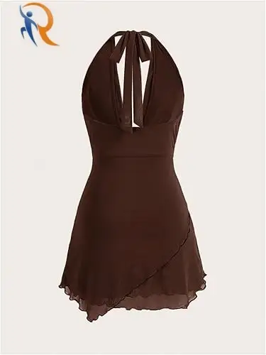 Women's Halter Mini Dress 1