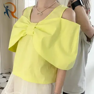 Big Ribbon Blouse [Yellow] 1