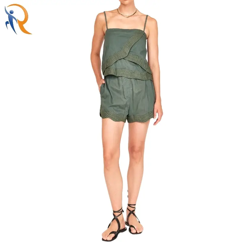 White High Rise Button Placket Casual Comfort Shorts-1749623165585643 1