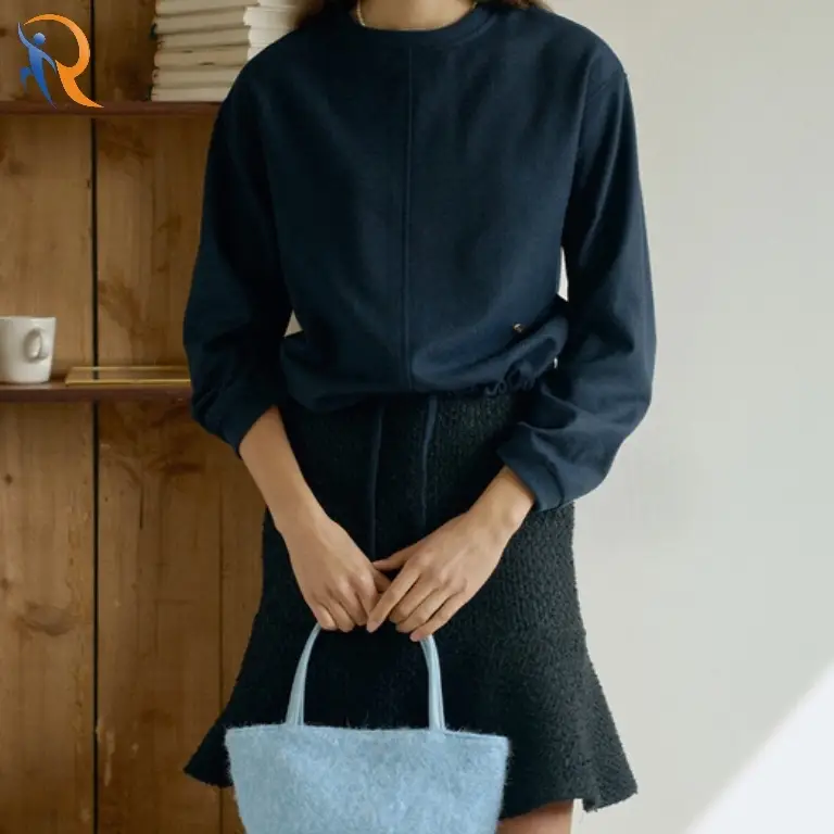 Wool Sweatshirt Blouse 1