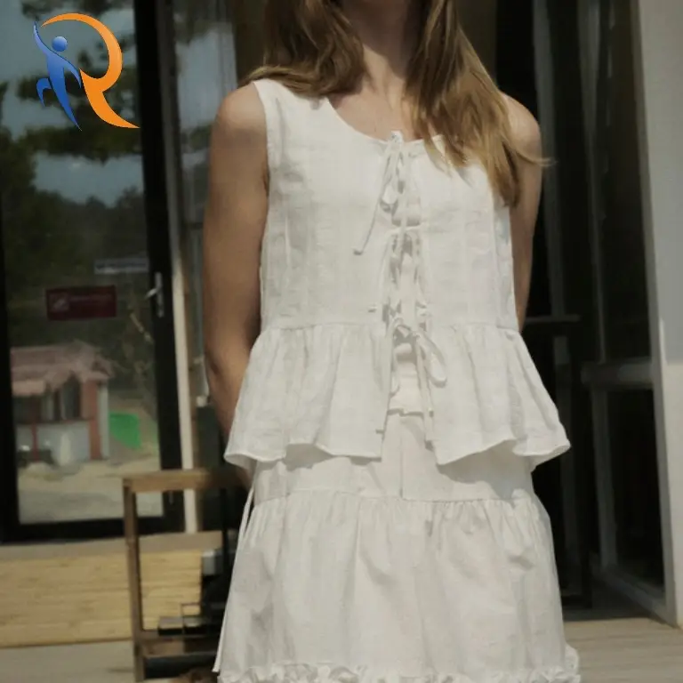 Ribbon point sleeveless1 1