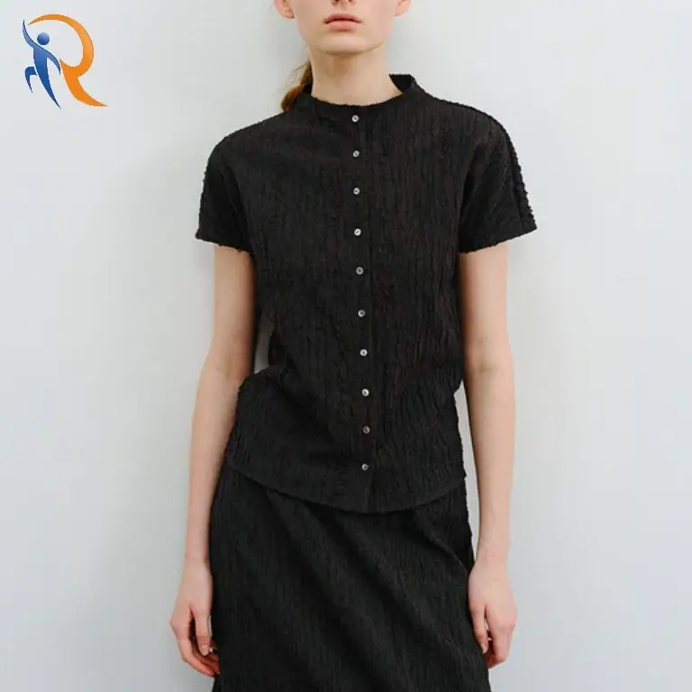 TVR JACQUARD STRETCH BLOUSE 1