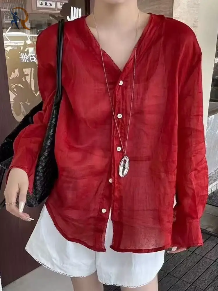 Essentials Women's Long-Sleeve Casual Shirt 1