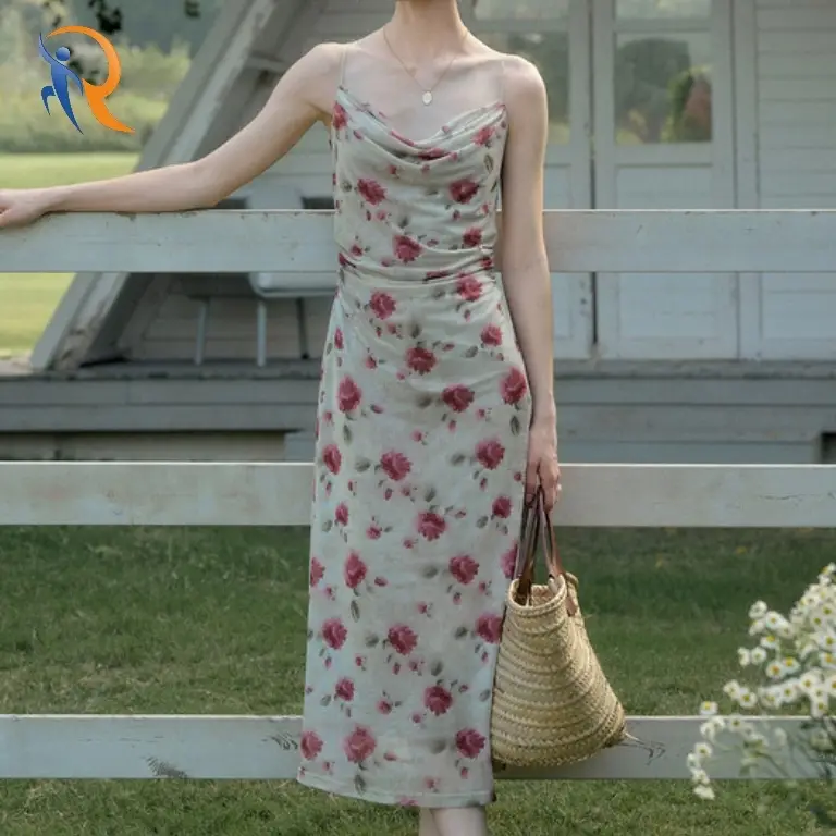 Rose slip dress 1