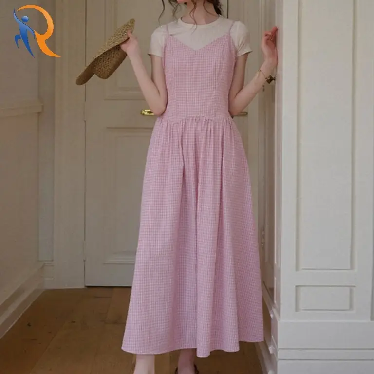 Sleeveless ruffle tea dress 1
