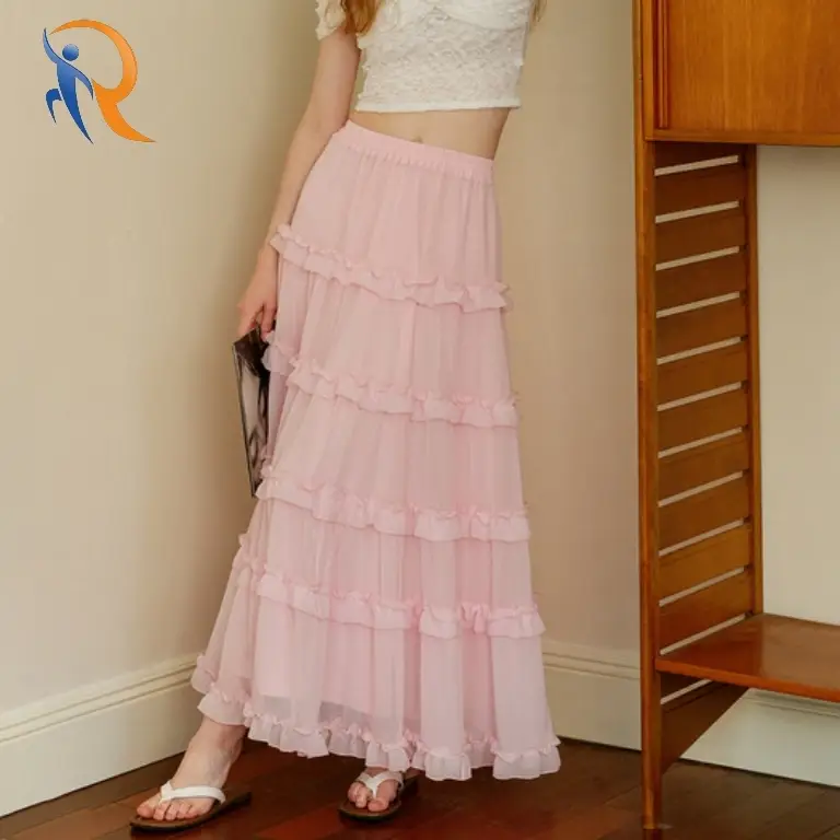 Sweet mesh layered cake skirt 1