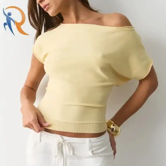 OFF SHOULDER KNIT TOP 1