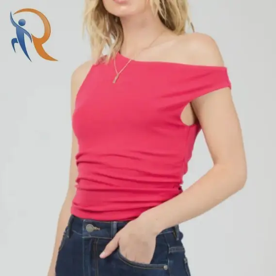 Off shoulder Top - Red 1