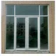Aluminium Double Glass Swing Door SUSHENG Brand Its Color Can Be Chosen Such As Dark Gray/light Gray/black/or Customization Aluminum Casement Door Can Be Made According to Customer's Design Drawings 5