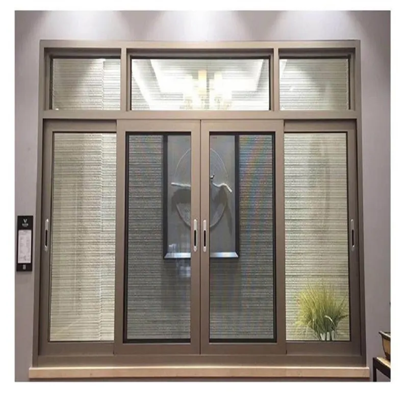 Aluminium Double Glass Swing Door SUSHENG Brand Its Color Can Be Chosen Such As Dark Gray/light Gray/black/or Customization Aluminum Casement Door Can Be Made According to Customer's Design Drawings 4