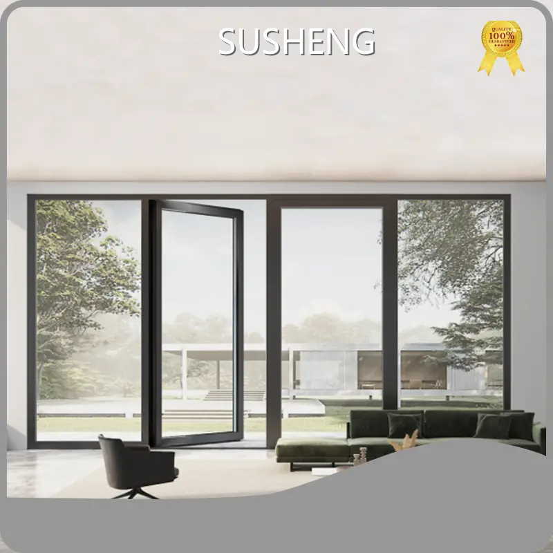 Cost-effective Aluminium Doors and Windows Supplier on Sale for Entrance Door 1