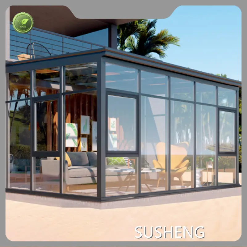SUSHENG Residential Aluminum Windows Manufacturers for Space Partition 1