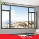 SUSHENG Black Aluminium Sliding Windows Factory Price for Bathroom 1