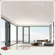 Aluminum Horizontal Sliding Windows 110mm SUSHENG Brand 1.8mm 1
