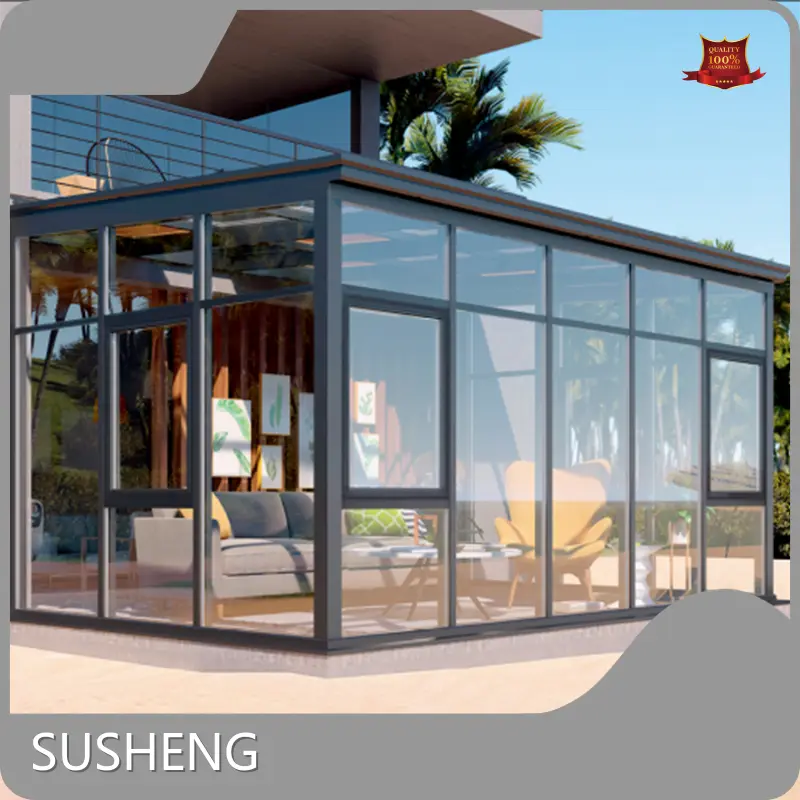 Commercial Windows and Doors Manufacturer SUSHENG130mmmodern design 1
